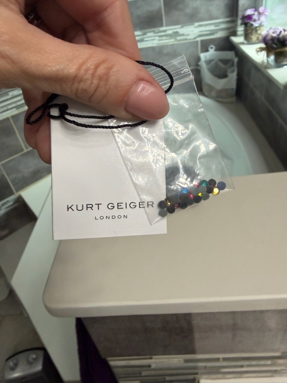Kurt Geiger Multicolor Crystal Mini Bag - Picture 16 of 16